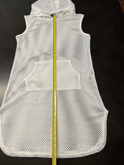 Cotton Candy mesh cover up M white - Picture 8 of 8